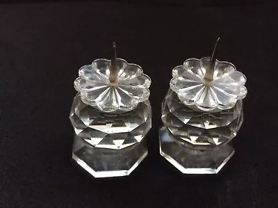 2 Crystal Candle Holder Spikes • £15.99