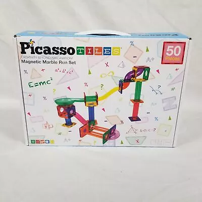 PICASSO TILES Set Creativity Magnetic Marble Run Set Completeness Unknown • $12