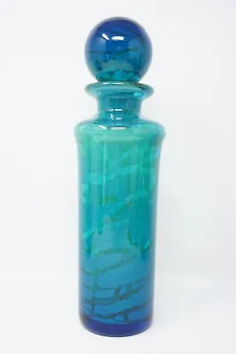 Vintage Mdina Art Glass Decanter With Ball Stopper 9  • $60