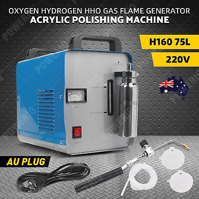H160 75L Oxygen Hydrogen HHO Gas Flame Generator Acrylic Polishing Machine 220V • $179