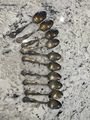 Vtg American S.p. Company 10 Dinner Spoons • $29.99