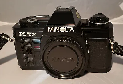 Minolta X-7A Black Body Pristine Near Mint Condition SWEET    Free Shipping   • $69