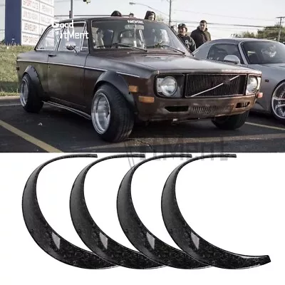 For Volvo 142 144 145 Fender Flare Wheel Arches Extra Wide Body Extensions 4.5  • $89.11