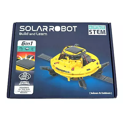 STEM Build And Learn Solar Robot Space Shuttle Astronaut 6-In-1 Robot Model Kit • $14