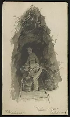 New Almaden Mercury Mine Packing Water At Bush Tunnel Mary Hallock Foote • $9.99