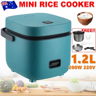 1.2L Rice Cooker Smart Mini Rice Cooker Soup Porridge Cooking Steamer 1-2Person • $34.85