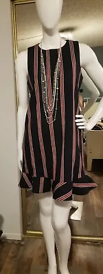 ZARA Trafaluc Collection Striped Peplum Dress Size S • $16