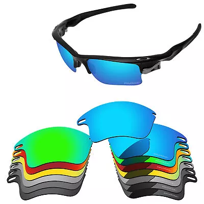 PapaViva POLARIZED ETCHED Replacement Lenses For-Oakley Fast Jacket XL OO9156 • $32.99