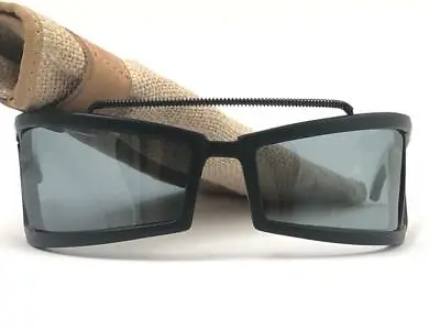 New Vintage Issey Miyake Wrap Around Black Matte Sunglasses 1990's Japan  • $3299