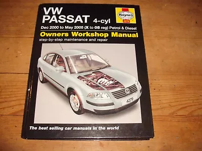 $8.14 • Buy Volkswagen Passat - 2000-2005 - Haynes Service & Repair Owners Workshop Manual