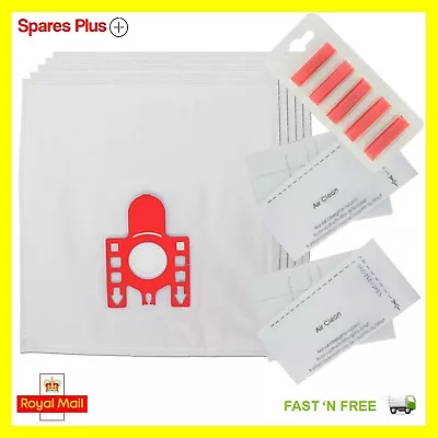 8 FJM Bags & 4 Filters For Miele Vacuum Cleaner Hoover C3 C2 C1 Compact Complete • £9.95