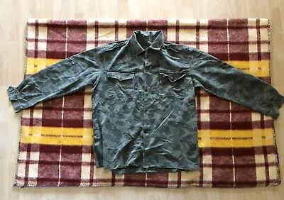 $55 • Buy Bulgarian Army Splinter Camouflage Uniforms 80s-90s Faded Camo Field Jacket