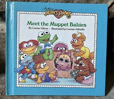 Vintage 1987 Muppets Book Meet The Muppet Babies 1980s TV Jim Henson Piggy • $4.25