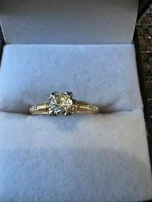 14k Gold Setting 18k Gold Ring Old Mine Cut Diamond • $400