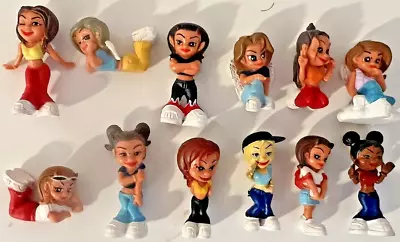 So Fly Divas Homies Mini Figure Lot Complete Set Of 12 Vending Machine Toys • $22.95