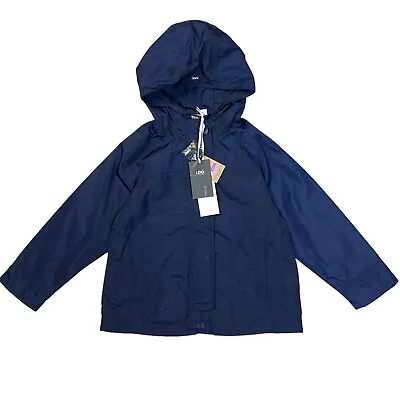 IDo Designer Jacket Coat Lightweight Age 5 Years RRP £109 Blue Baby Girl B108 • £18.95