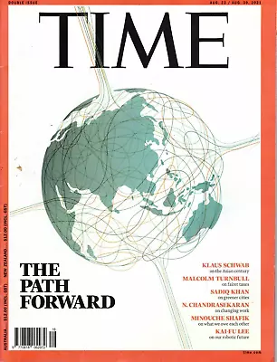 Time Magazine August 2021 World Economic Forum Double Issue The Path Forward • $4.95