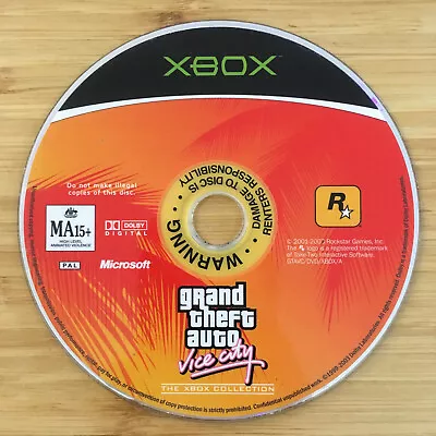 Grand Theft Auto: Vice City | Original Xbox Game (Plays On 360) | Aussie Seller • $14.20