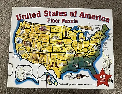 Melissa & Doug Floor Puzzle USA *** MUST BUY MORE THAN ONE TITLE *** • $10.63