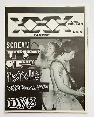 XXx Fanzine Punk Zine TSOL DYS Scream Psycho Dischord Pushead SXE Rare • $100