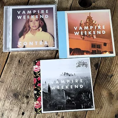 Vampire Weekend CD Album Bundle X3: Contra Modern Vampires Of The City • $11.14