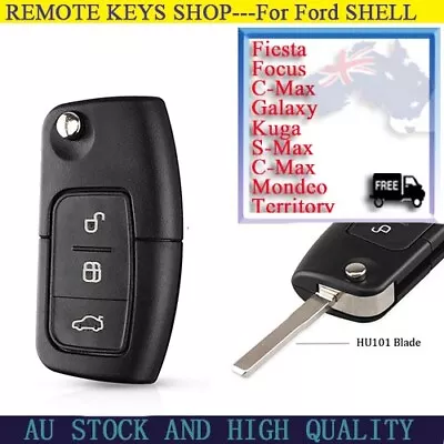 HU101 Remote Key FOB Shell For Ford Falcon Fiesta Focus Mondeo Territory 3B • $12.83