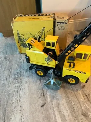 MIGHTY TONKA MOBILE CRANE TRUCK 2940 EARLY'60s W/BOX • $200