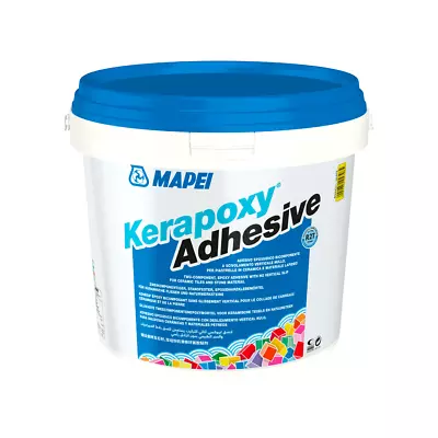 Kerapoxy Tile Adhesive Resin White 10kg Mapei For Difficult Substrates • £110.93