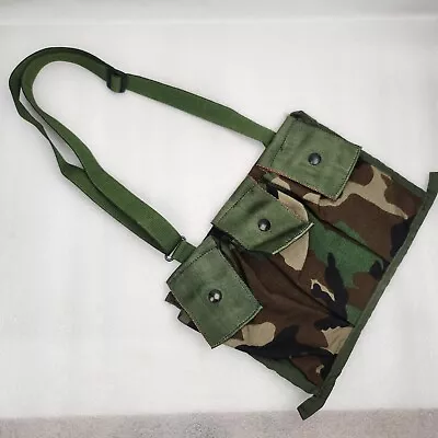 Us Military Molle Ii Ammo Magazine Bandoleer  Woodland Camo Mag Pouch Marines  • $29.99