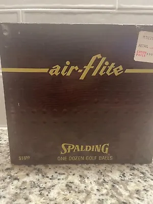 RARE VINTAGE Spalding AIR-FLITE Golf Balls Unused In Original Box Made In USA • $68.51