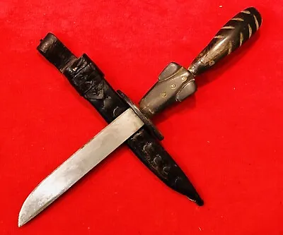 Mayan Custom Knife - Guatemala Chickicastenango Design- Leather Sheath • $79.98