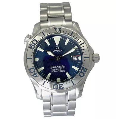 OMEGA Seamaster Professional 300M Watch Blue 6.69inch 2263.80 Ex++ 230413T • $2992.22