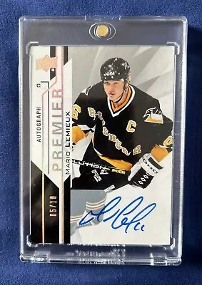 2018-19 Mario Lemieux Upper Deck Premier Auto 05/10 • $253.72