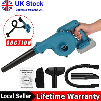 For Makita 21V Cordless Air Blower Garden Snow Dust Leaf Electric Blower/Vacuum • £13.69
