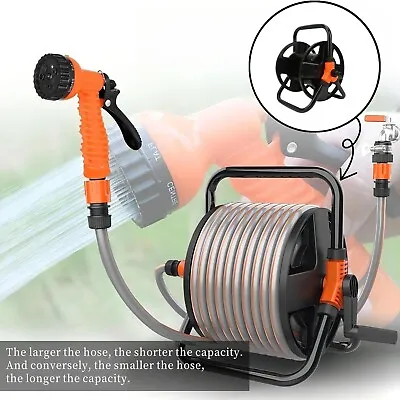 Single Arm Garden Hose Pipe Winding Reel Storage Rack For Car Washing & Watering • £29.95