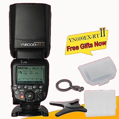 YONGNUO YN600EX-RT II Flash Wireless Speedlite Light Master For Canon DSLR Kits • £161.99