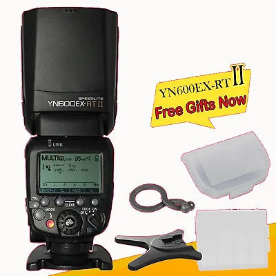 YONGNUO YN600EX-RT II TTL Wireless Flash Speedlite For Canon With Diffuser Cover • $293.69