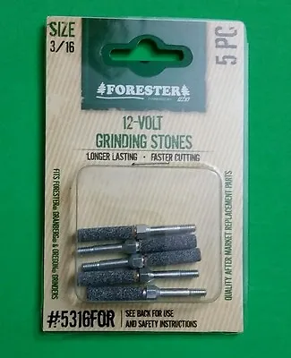 $8.88 • Buy 5 Pack Chainsaw Sharpening Stone 3/16 Threaded Granberg 12v For .325 Chain