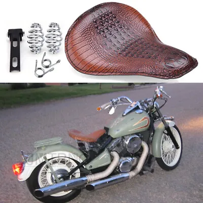 Alligator Motorcycle Spring Solo Seat For Kawasaki Vulcan VN 800 900 1500 Bobber • $69.68