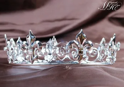 £22.31 • Buy Imperial Medieval Tiara Full Bridal Crown Diamante Headpiece Pageant Party Prom