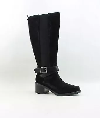 Clarks Womens Nevella March Black Fashion Boots Size 5 • $29.28