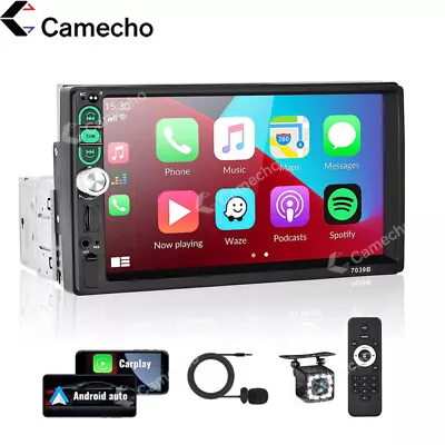 7  Double 2 Din Stereo Radio Bluetooth Car MP5 Player Touch Screen Bluetooth FM • $47.99