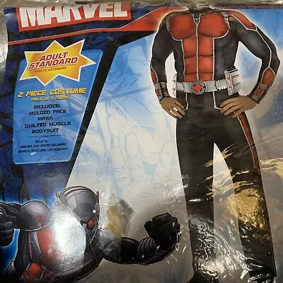 Marvel Comics ANT MAN Costume JUMPSUIT And MASK Adult Standard 2 Piece • $40