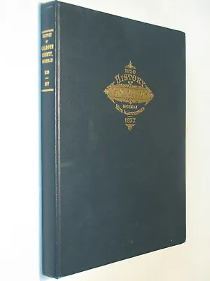 History Calhoun County Michigan MI 1877   Reprint Genealogy Marshall Springfield • $70