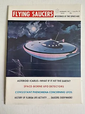 December 1967- Flying Saucers Magazine UFO Pictures And Articles-Florida UFO's • $42