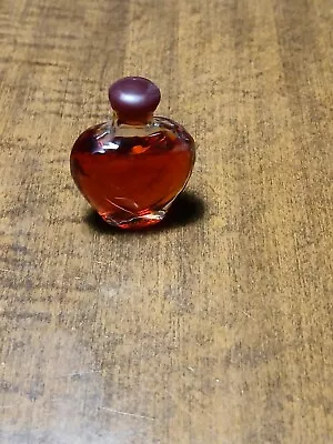 Vintage Victoria Secret Mini Perfume Bottle 1 3/4  High Heart In Center Of Bottl • $15