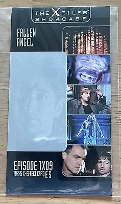 The X-Files Showcase Widevision X-Effect E5 Fallen Angel Topps • £3.95