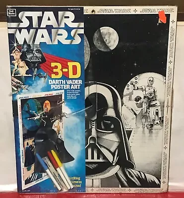 Star Wars 1978 Poster Art Craft Master 3D Darth Vader Vintage Dead Stock US Made • $138.99