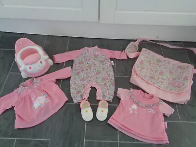 Baby Annabell Bundle-matching Changing Bagplaysuit2 Dressesshoes+potty-sounds • £14.95