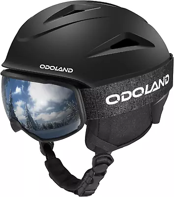 Snowboard Helmet Ski Helmet With Ski Goggles For Adults Durable PC Shell & EPS • $57.88